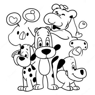 Pahina Ng Kulay Ng Mga Kaibigan Ni Blue's Clues Mga Pahina Ng Kulay