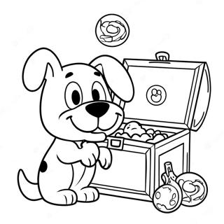 Pahina Ng Kulay Ng Treasure Hunt Ni Blues Clues 34345 7511