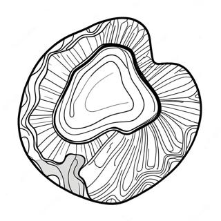 Nagniningning Na Geode Crystal Na Pahina Ng Kulay 35420-7739