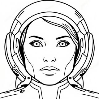 Cortana Halo Ai Na Pahina Ng Kulay 35684 7799