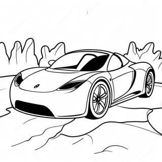 Tesla Roadster Sports Car Na Pahina Ng Kulay 35793-7830