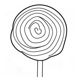 Giant Rainbow Lollipop Na Pahina Ng Kulay Mga Pahina Ng Kulay