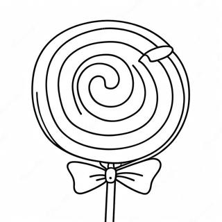 Giant Rainbow Lollipop Na Pahina Ng Kulay Mga Pahina Ng Kulay