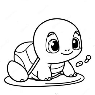 Squirtle Mga Pahina Ng Kulay