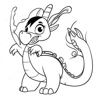 Mulan Kasama Si Dragon Mushu Na Pahina Ng Kulay 37262-8138
