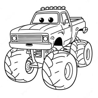 Blaze Ang Monster Truck Na Pahina Ng Kulay Ng Karera 37554-8195