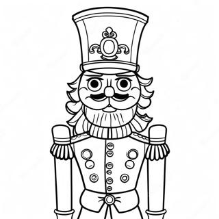 Klasikong Nutcracker Sa Uniporme Pahina Ng Kulay 38643-8434