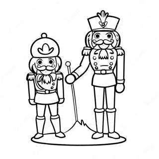 Nutcracker Na Hawak Ang Laruan Na Sundalo Pahina Ng Kulay 38645 8443