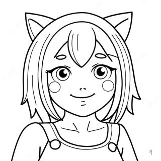 Manga Catgirl Na Tauhan Na Pahina Ng Kulay 44616-9765
