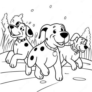 101 Dalmatians Na Tumatakbo Sa Niyeo Na Pahina Ng Kulay 45062-9868