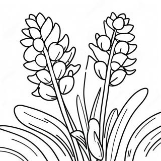 Kulay Na Pahina Ng Makulay Na Texas Bluebonnet 46421-10157