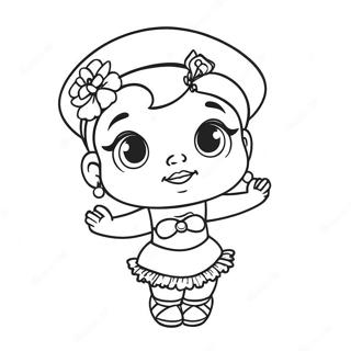 Kulay Na Pahina Ni Betty Boop Sa Magarang Damit 46527 10186