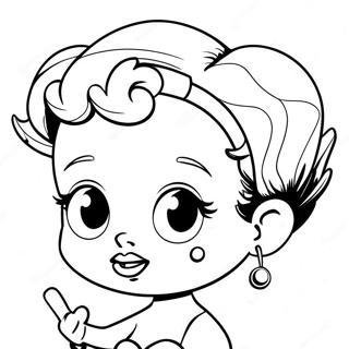 Betty Boop Coloring Pages
