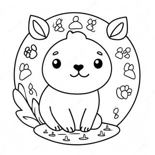 Cute Na Pahina Ng Kulay Ng Orasan Ng Hayop 48883-10695