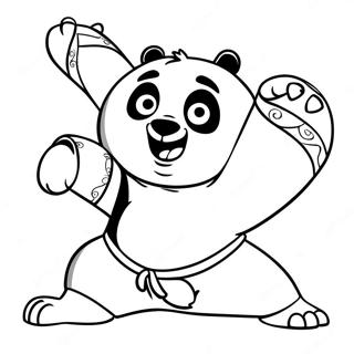 Pahina Ng Kulay Ni Kung Fu Panda Po Sa Aksyon 48974-10711