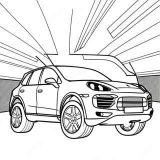 Porsche Cayenne Suv Na Pahina Ng Kulay 49519-10834