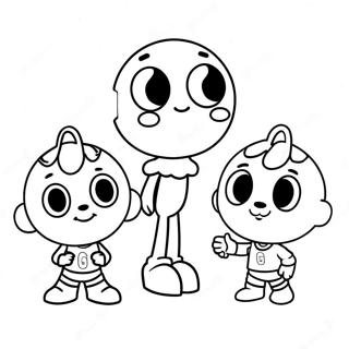 Gumball At Mga Kaibigan Na Pahina Ng Kulay 49606-10868