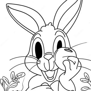 Bugs Bunny Na May Karot Na Pahina Ng Kulay 51447-11249