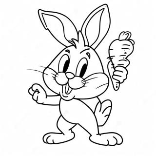 Bugs Bunny Na May Karot Na Pahina Ng Kulay 51447-11251