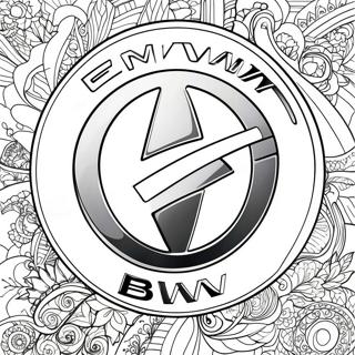 Pahina Ng Kulay Ng Classic Bmw Logo 52188-11418