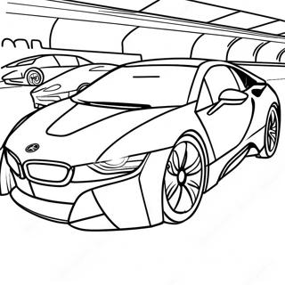 Pahina Ng Kulay Ng Bmw I8 Futuristic Design 52190-11426