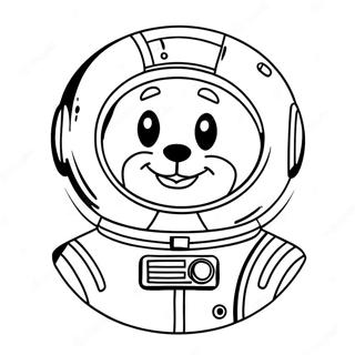 Pluto Na Naka Spacesuit Na Pahina Ng Kulay 52753-11533