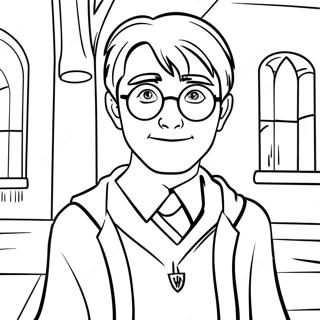 Harry Potter Sa Hogwarts Na Pahina Ng Kulay 5282-1731