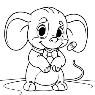 Dumbo Kasama Si Timothee Mouse Na Pahina Ng Kulay 52850-11554