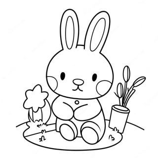 Miffy Na May Cute Na Teddy Bear Na Pahina Ng Kulay 54900 12022