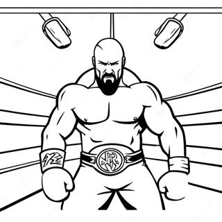 Triple H Sa Ring Pahina Ng Kulay 55447-12141