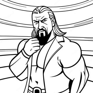 Triple H Sa Ring Pahina Ng Kulay 55447-12142