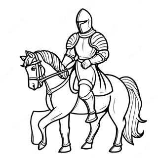 Matapang Na Kabalyero Na Pahina Ng Kulay 55817-12221