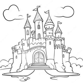 Mapangarapin Na Kastilyo Na Pahina Ng Kulay 55818-12228