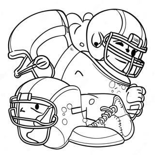 Team Spirit Ng Football Na Pahina Ng Kulay 59495 13043