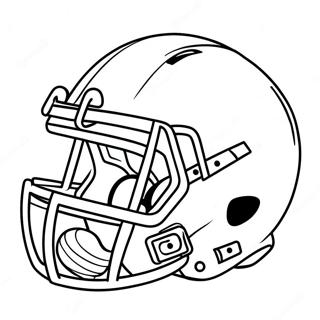 Pahina Ng Kulay Ng Helmet At Bola Ng Football 59496 13045