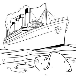 Titanic Coloring Pages