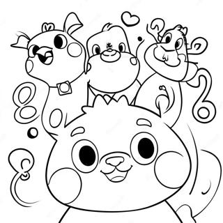 Masiglang Mga Cartoon Na Hayop Na Kumakanta 62322-13738