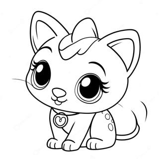 Kaakit Akit Na Littlest Pet Shop Na Kuting Pahina Ng Kulay 63890 14171