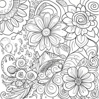 Makulay Na Doodle Pahina Ng Kulay 65726 14381