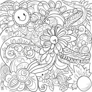 Makulay Na Doodle Pahina Ng Kulay 65726 14382