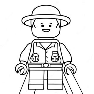 Nakakatawang Lego Minifigure Na Pahina Ng Kulay 6647-1757