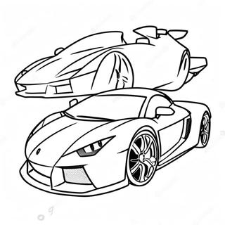 Mamahaling Supercar Sports Car Pahina Ng Kulay 67974-14876