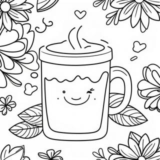 Komportableng Sweater At Mainit Na Cocoa Na Pahina Ng Kulay 6927 1649