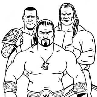 Mga Pahina Ng Kulay Ng Wwe Legends 70858-15523