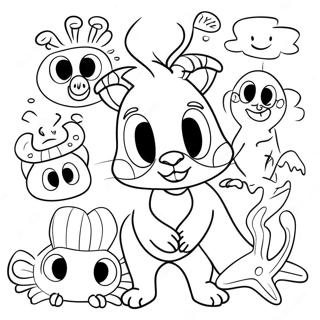 Makulay Na Pahina Ng Mga Hayop Sa Kakaibang Linggo 7102-2187