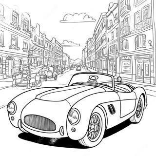 Pahina Ng Kulay Ng Vintage Sports Car 71484-15651