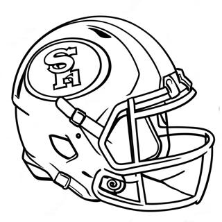 49ers Helmet Pahina Ng Kulay 71908-15778
