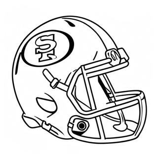 49ers Helmet Pahina Ng Kulay 71908 15780