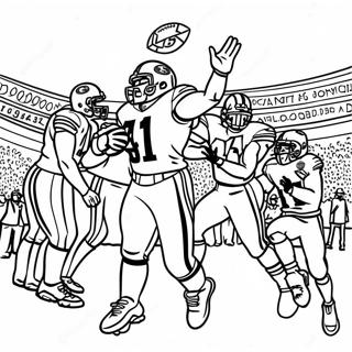 49ers Touchdown Na Pagdiriwang Pahina Ng Kulay 71909 15784