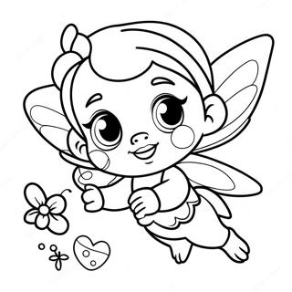 Masiglang Baby Disney Fairies Coloring Page 72162-15980